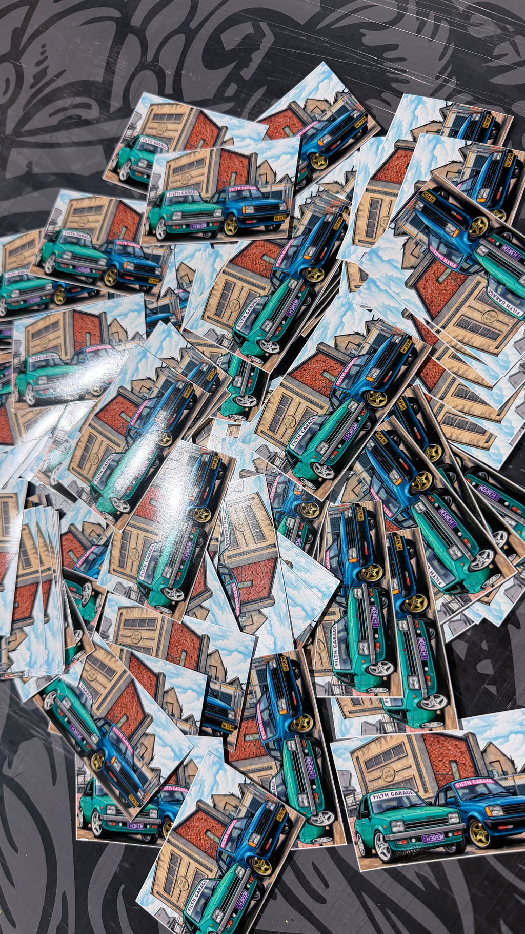 Die-Cut 150mm Stickers