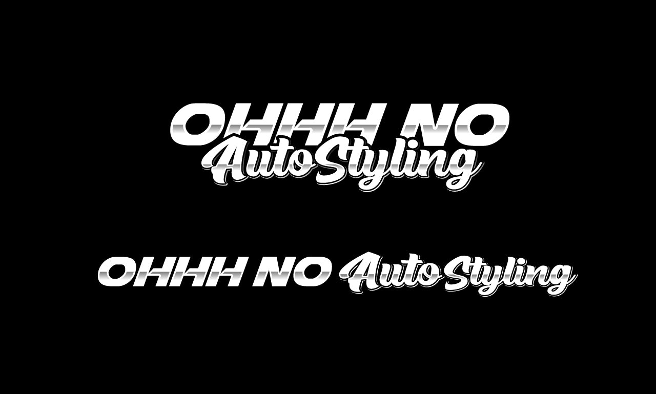 OHHH NO Autostyling Rear Window Banner