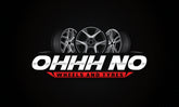 OHHH NO Wheels and Tyres Window Banner