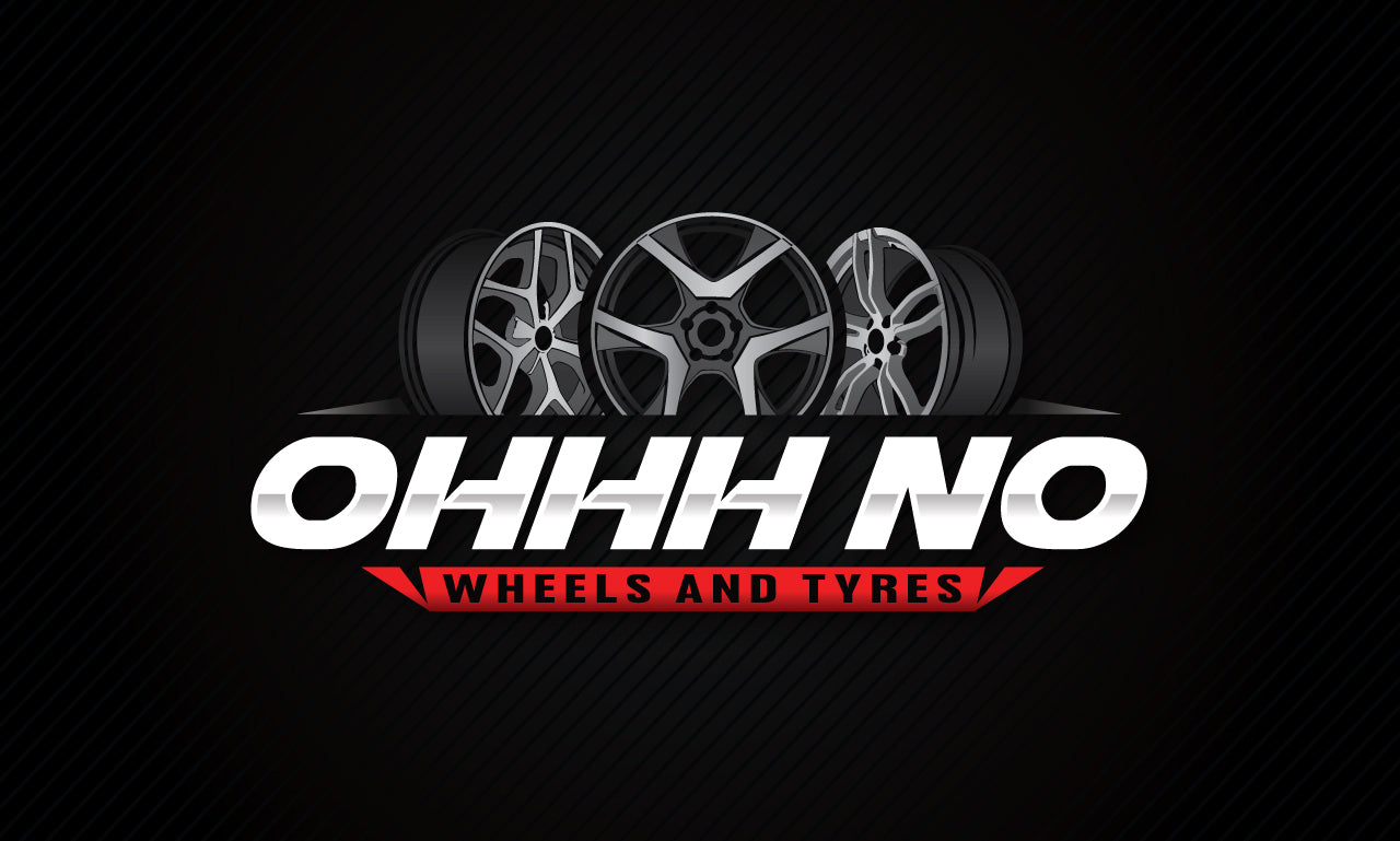 OHHH NO Wheels and Tyres Window Banner