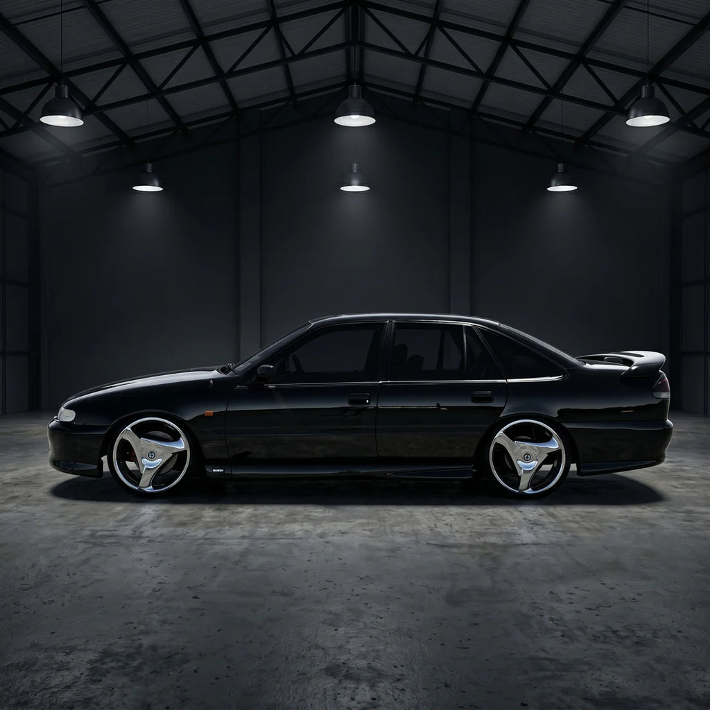 20" POLISHED TRI-SPOKE (Set of FOUR WHEELS ONLY)